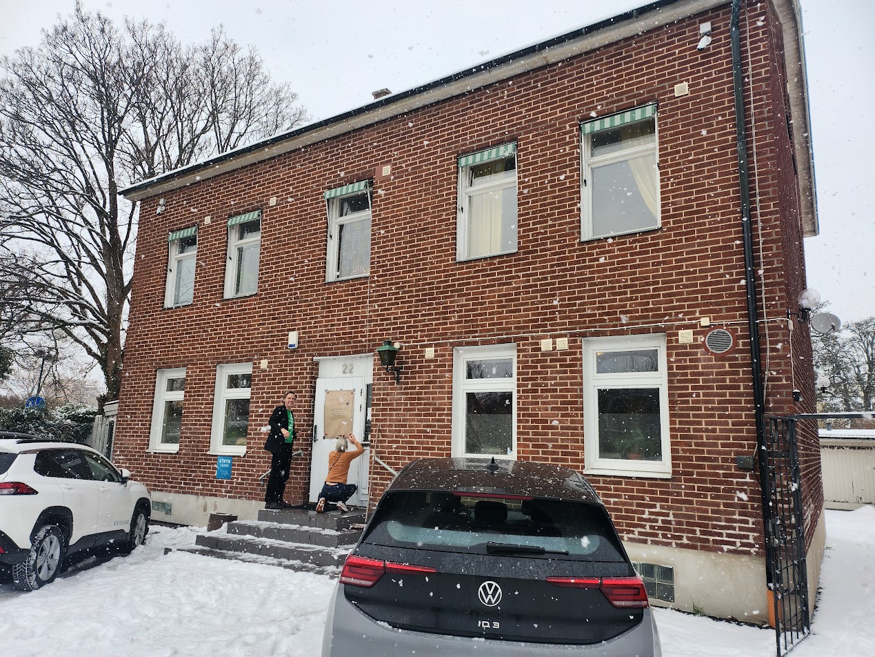 Exteriörbild över fastigheten Ödet på Idunsgatan 22 under den tidiga utforskningsfasen